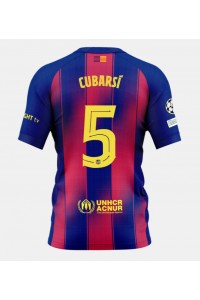 Barcelona Pau Cubarsi #5 Fotballdrakt Hjemme Klær 2025-26 Korte ermer